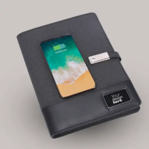 Organizer with wireless charging